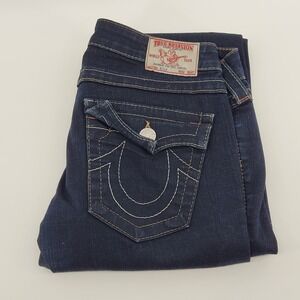 True Religion‎ Billy Jeans 27 Dark Wash Bootcut Denim Womens